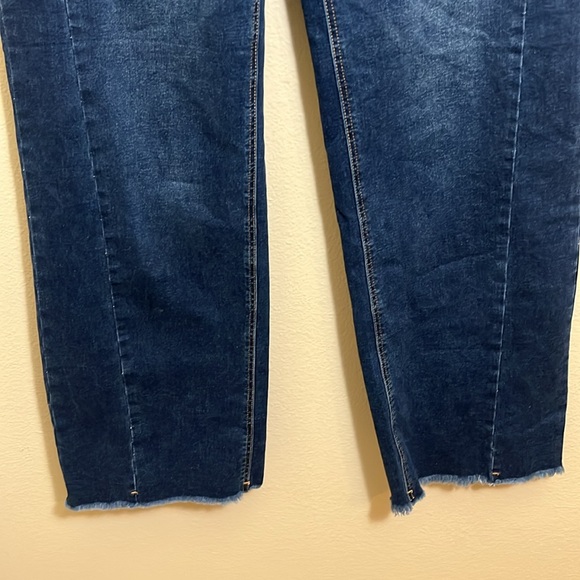 Sidefeel Classic Blue Raw Hem Jeans - Picture 3 of 9